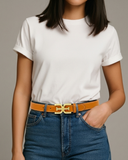 The Verona Women’s Leather Belt