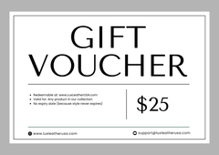 $25 Lux Leather USA Gift Card