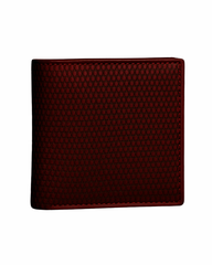 Textured Maroon Genuine Leather Wallet