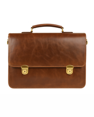The Regent Classic Leather Travelling Office Bag