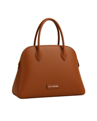 Low Key Duffle Tote Smooth Tan Women Leather Bag