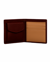 Textured Maroon Genuine Leather Wallet