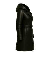 Women’s Luxe Arctic Hooded Parka – Noir Edition