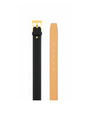 The Monarch Black Leather Belt