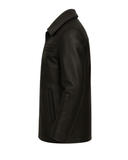 Blackridge Men’s Shearling Collar Leather Coat — product photograph 3