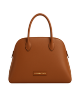 Low Key Duffle Tote Smooth Tan Women Leather Bag