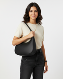 Sleek Crescent-Shape Hobo Women’s Leather Handbag – product view 2