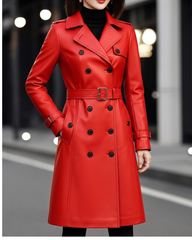 Scarlet Sienna City Trench Coat