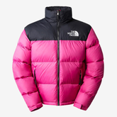 The North Face Black Pink Nuptse 700 puffer jacket