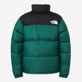 The North Face Green and Black Nuptse 700 puffer jacket