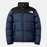 The North Face Navy Black Nuptse 700 puffer jacket