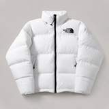 The North Face White Nuptse 700 puffer jacket
