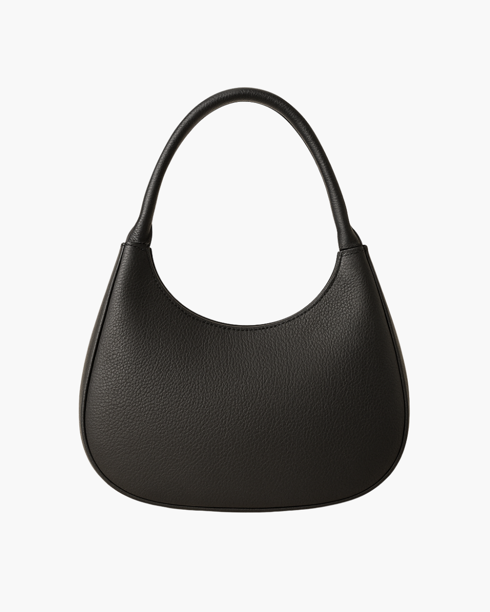 Sleek Crescent-Shape Hobo Women’s Leather Handbag
