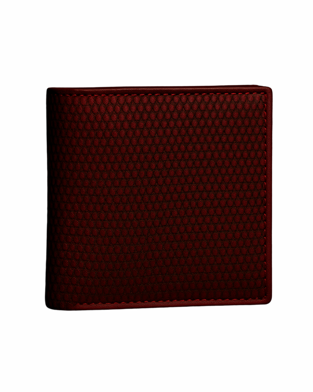 Textured Maroon Genuine Leather Wallet