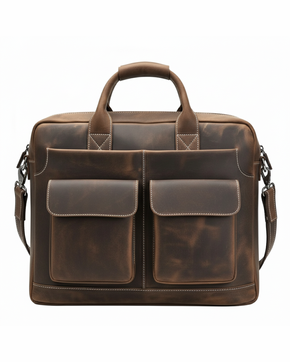 The Vintage Executive Leather Briefcase