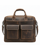 The Vintage Executive Leather Briefcase – product view 1