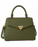Olive Leather City Handbag – product view 1