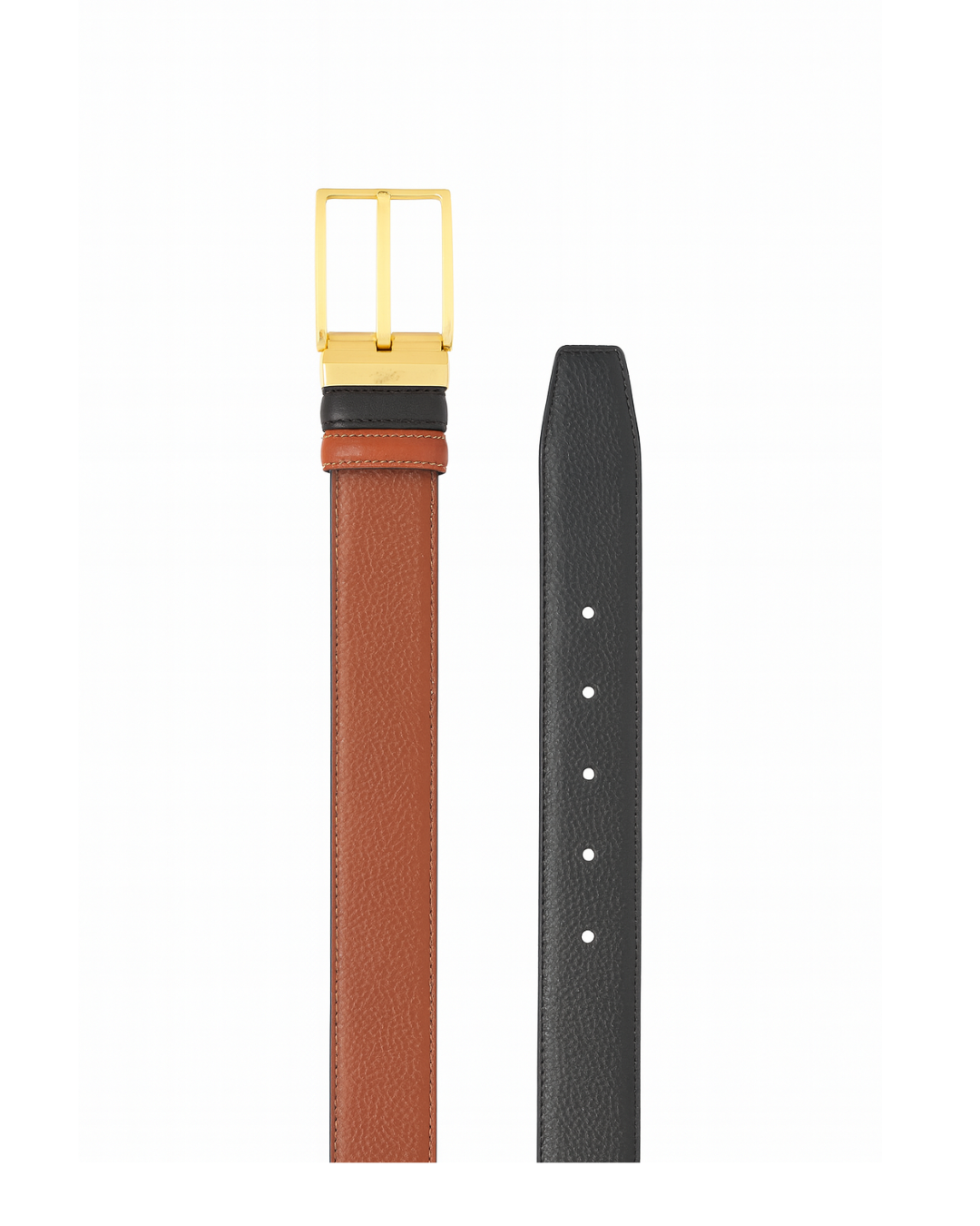 The Dual-Tone Reversible Leather Belt