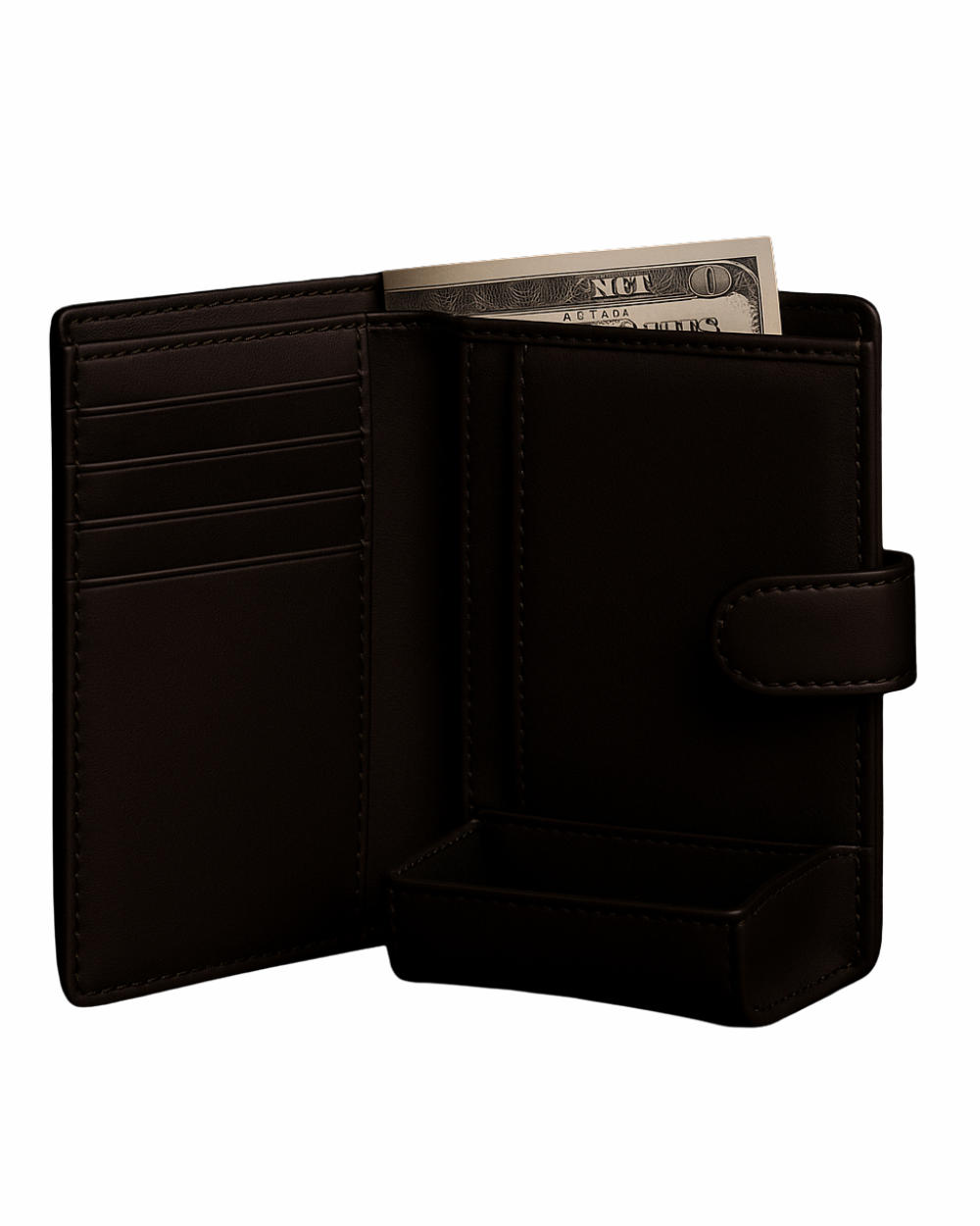 Premium Black Genuine Leather Wallet