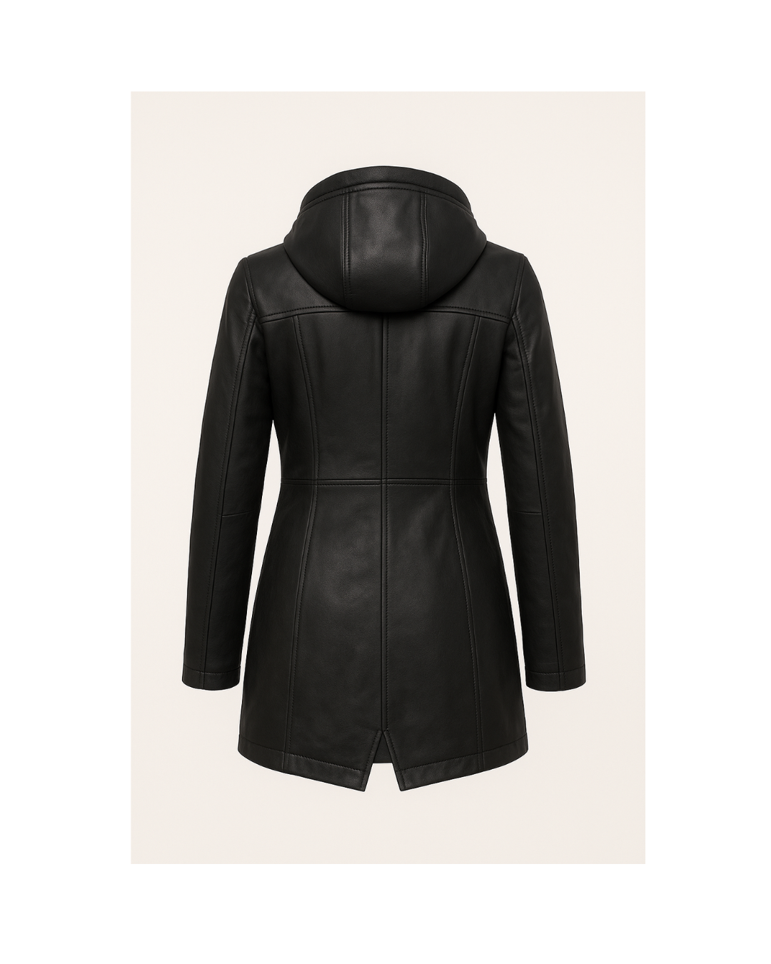 Eclipse Verge Detachable - Hood Leather Coat