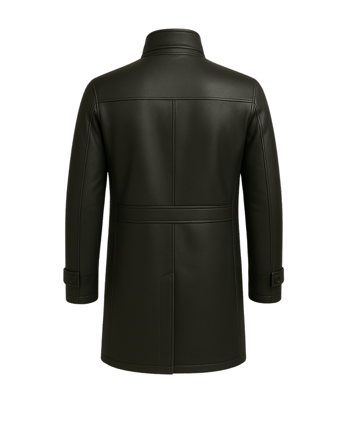 Metroline Classic Men’s Leather Car Coat
