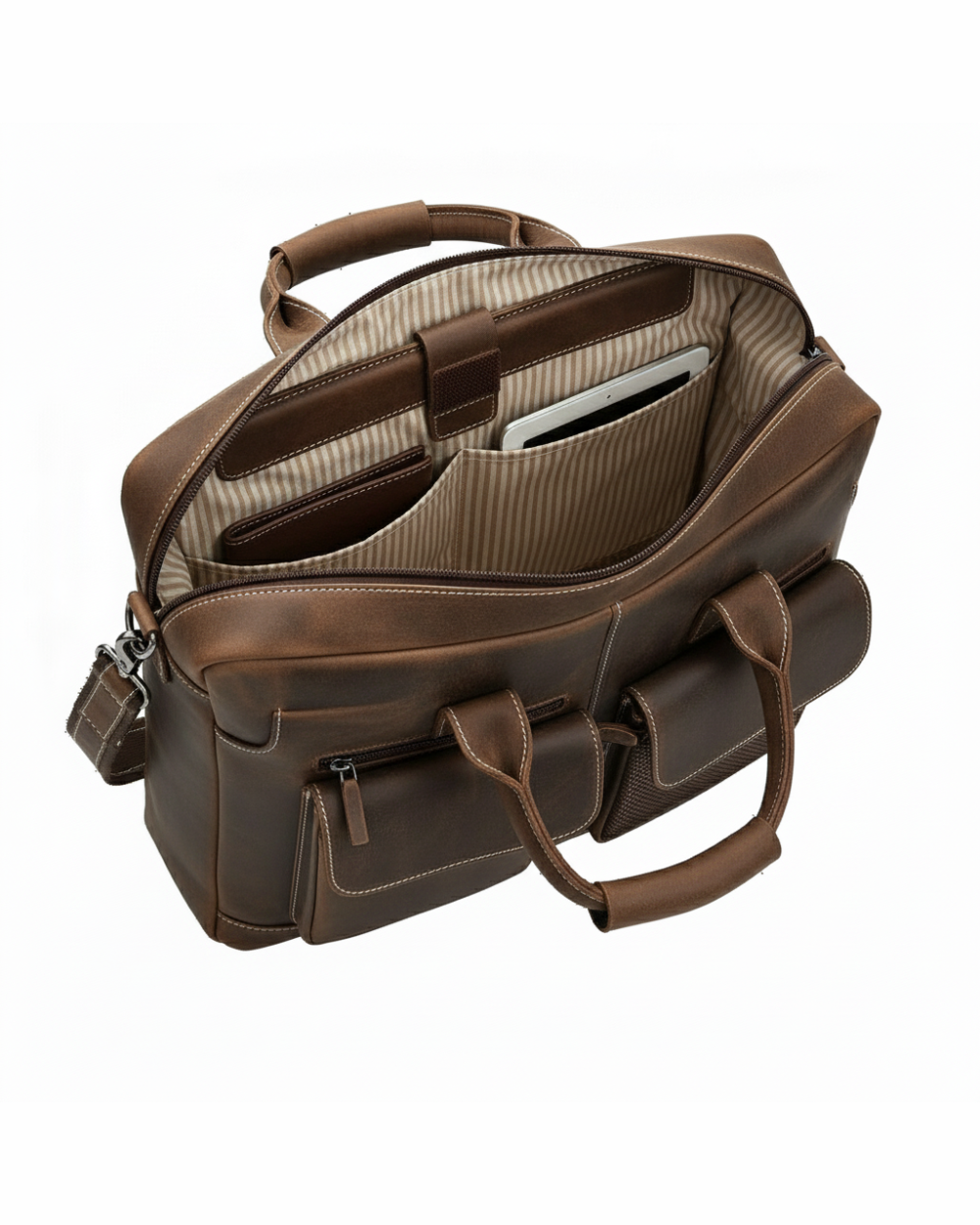 The Vintage Executive Leather Briefcase