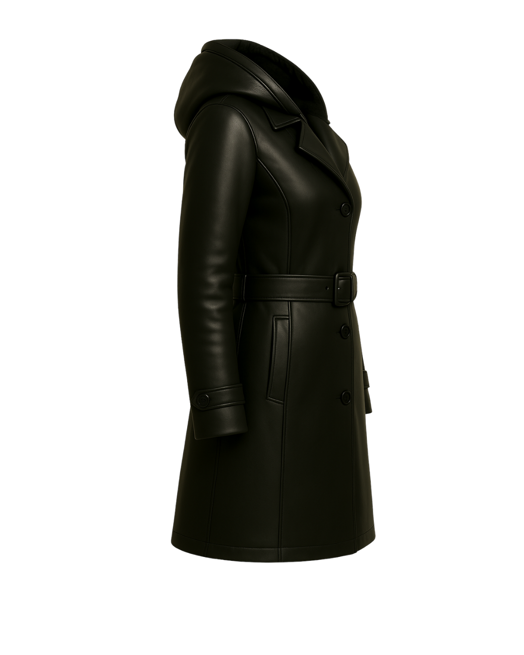 Women’s Luxe Arctic Hooded Parka – Noir Edition