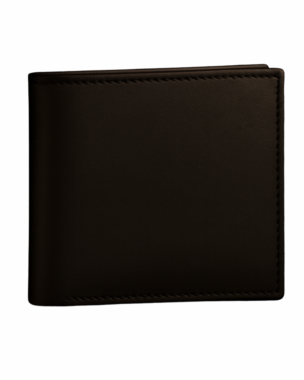 Dual-Tone Leather Bi-Fold Wallet