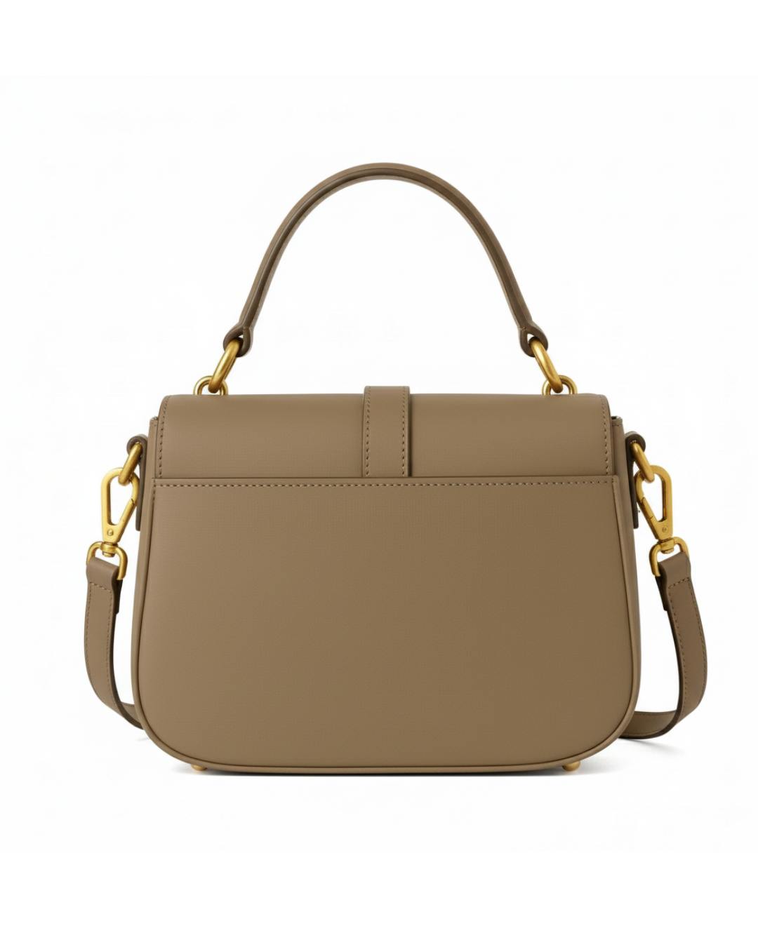 Burnt Orange Leather Box Satchel Ladies Leather Handbag