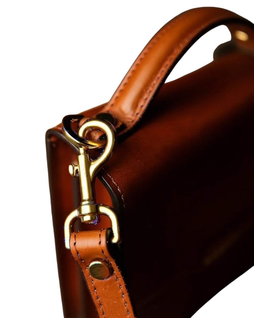 The Ambassador Mini Leather Briefcase