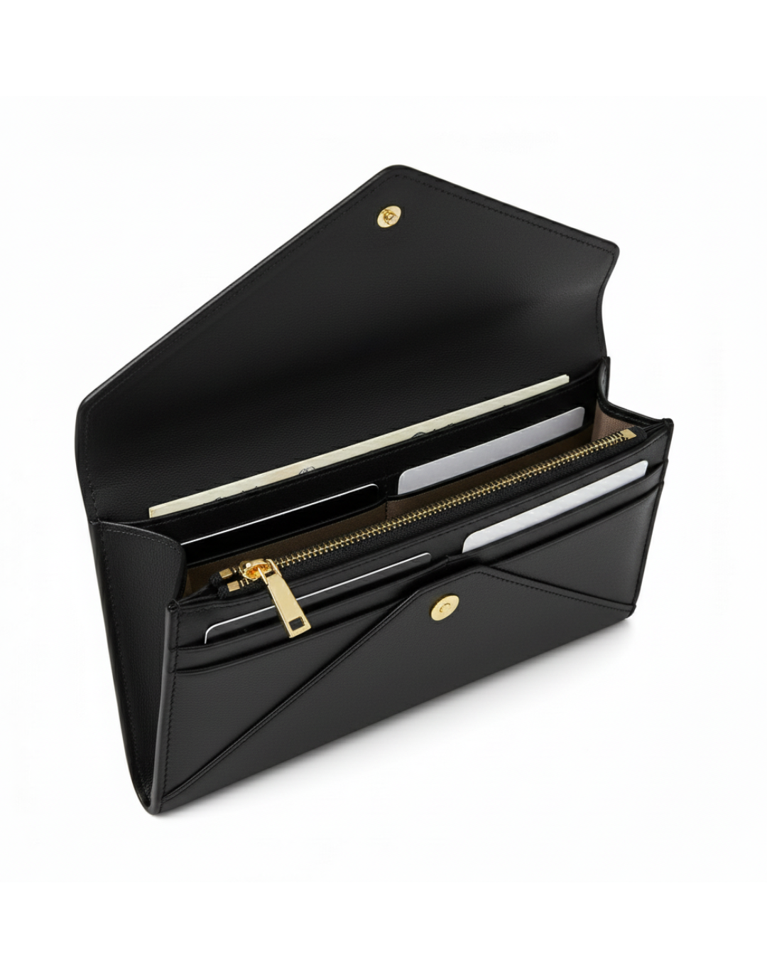 V-flap Ladies Leather Bag