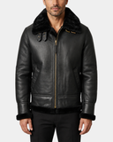 Men’s Classic B3 Original Sheepskin Jacket – Nova Black