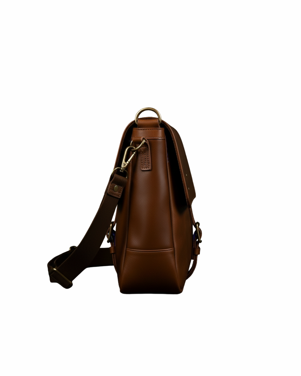 Heritage Tan Leather Messenger Bag