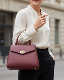 Burgundy Mini Top-Handle – product view 2