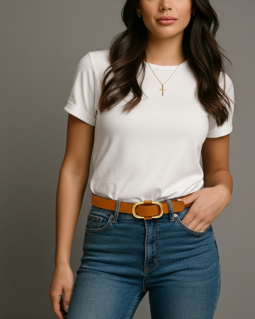 The Aurora Women’s Leather Belt