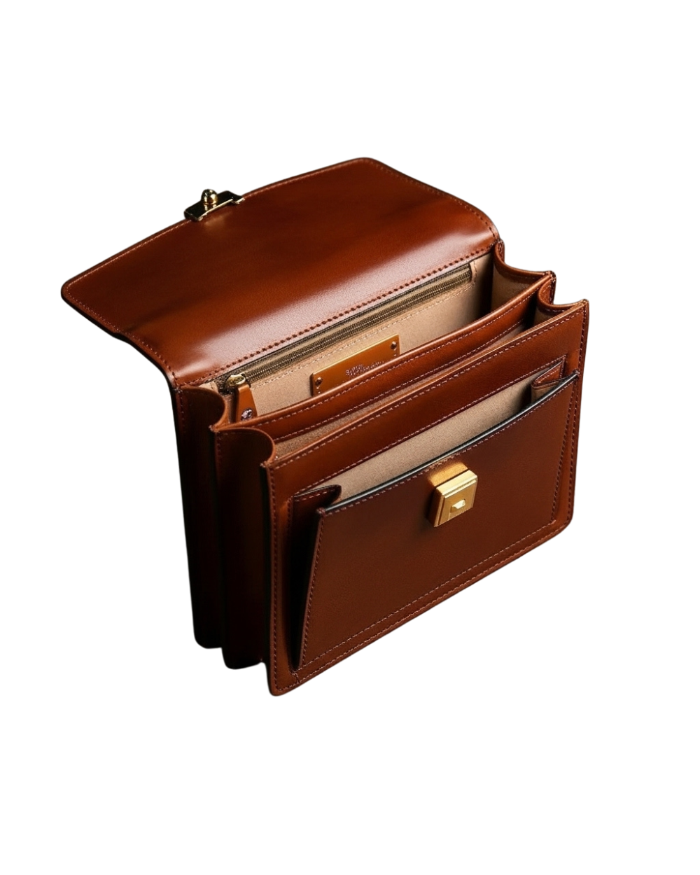 The Ambassador Mini Leather Briefcase