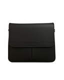 Urban Command Black Leather Messenger Bag – product view 4