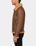 Men’s B3 Sheepskin Vintage Flying Jacket – Dynamo Tan