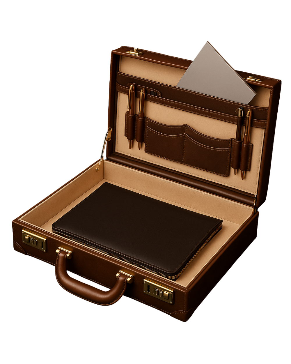 The Executive Heritage Leather Briefcase