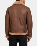 Men’s B3 Sheepskin Vintage Flying Jacket – Dynamo Tan