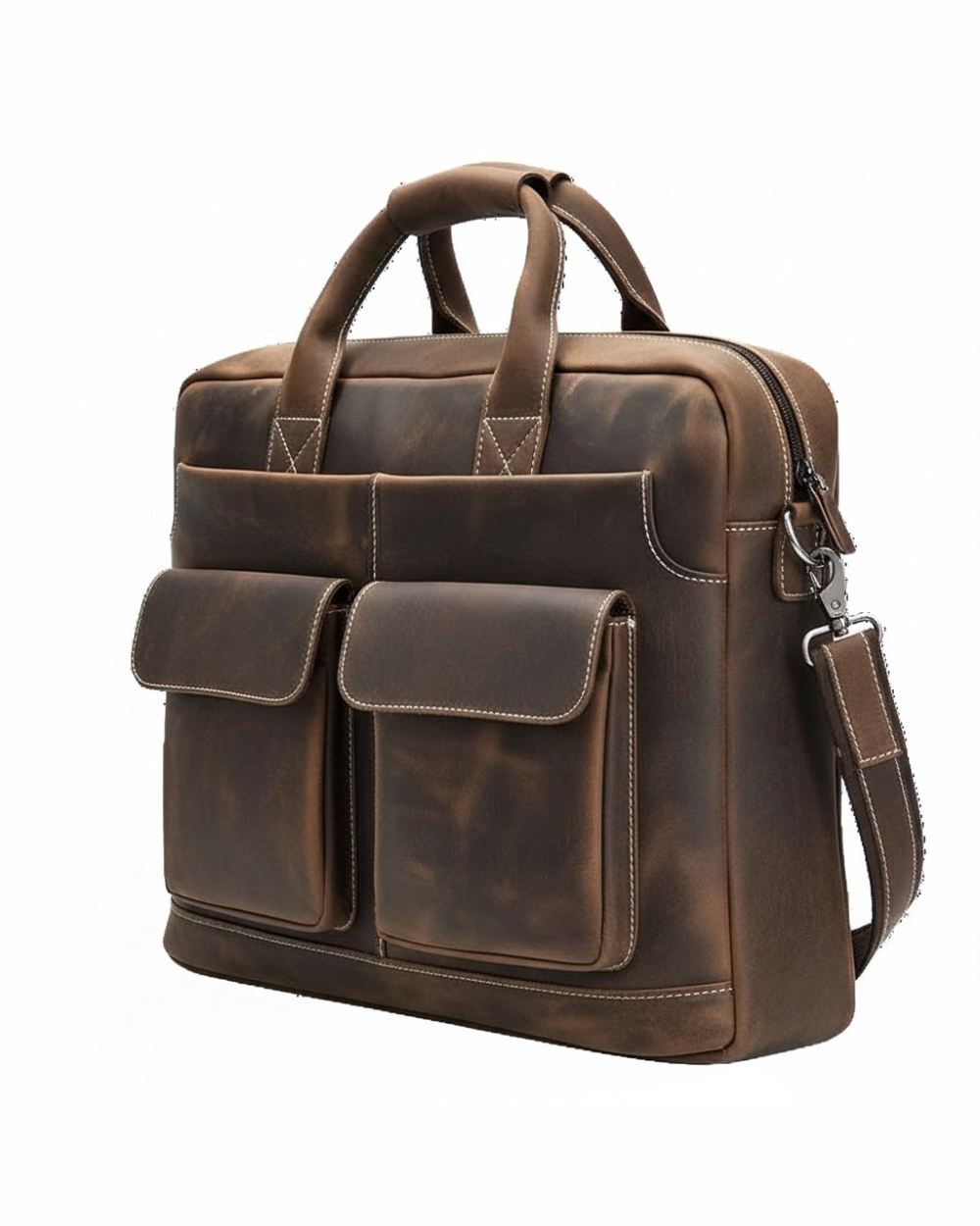 The Vintage Executive Leather Briefcase