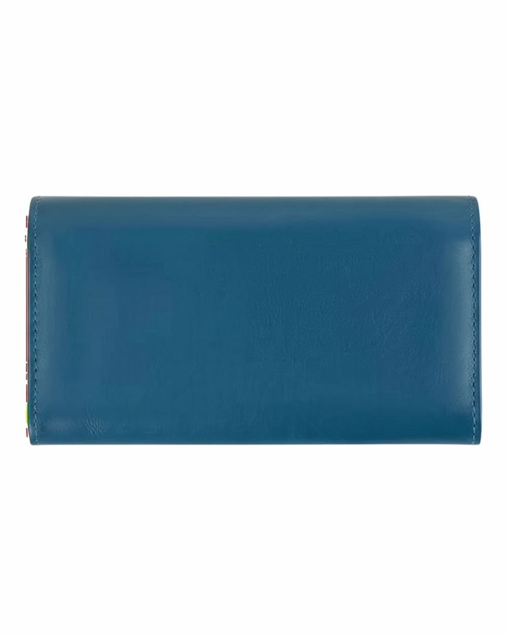 Sapphire Blue Leather Long Wallet for Women