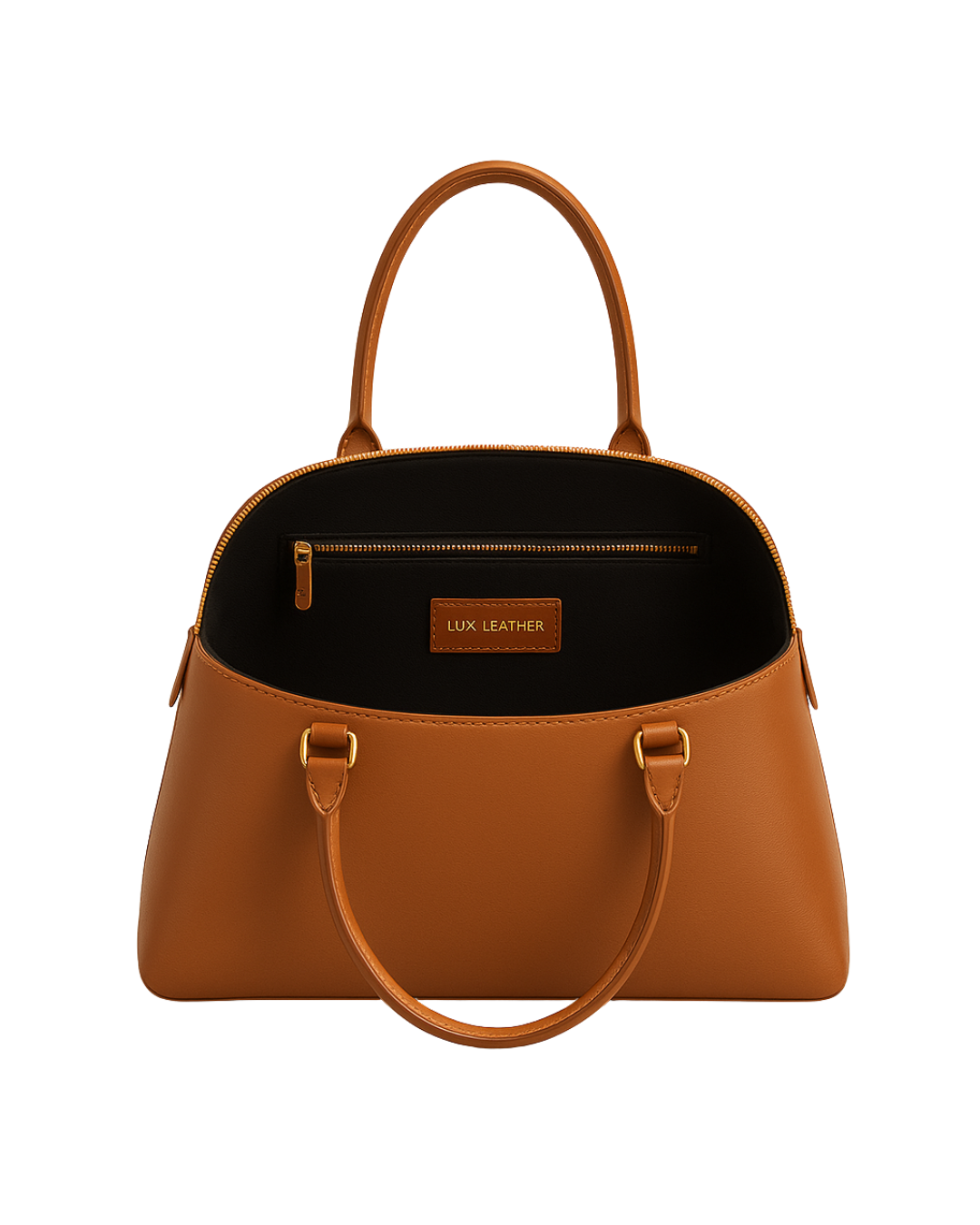 Low Key Duffle Tote Smooth Tan Women Leather Bag