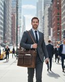 The Vintage Executive Leather Briefcase – product view 2
