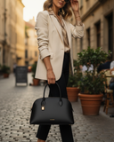 Eclat Dome Tote Lux Leather Women Leather Bag – product view 2