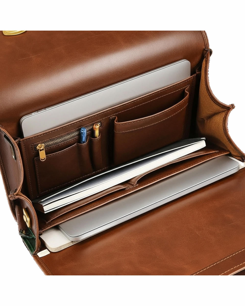 The Regent Classic Leather Travelling Office Bag