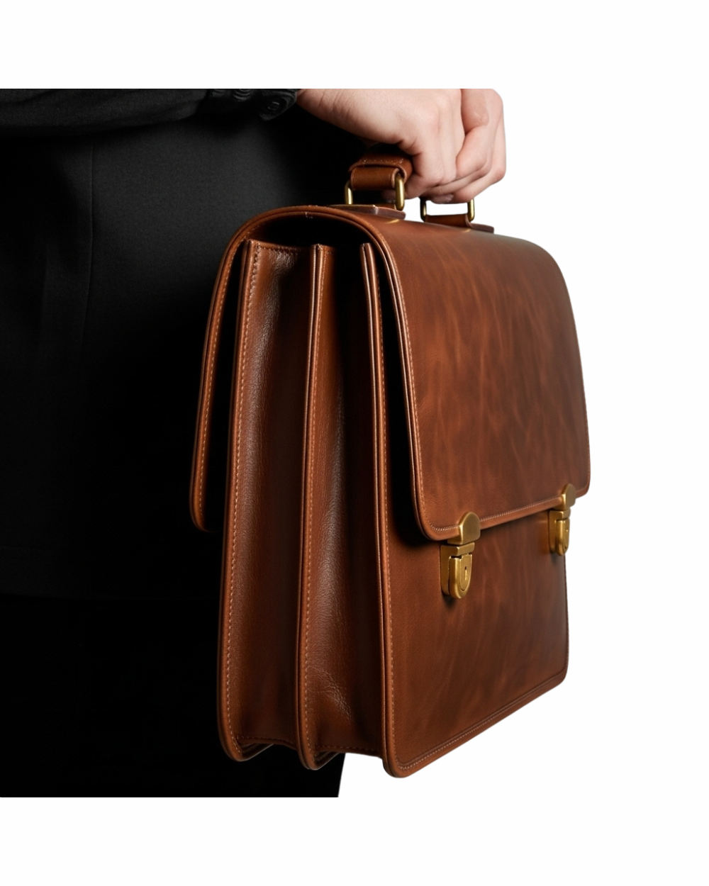 The Regent Classic Leather Travelling Office Bag