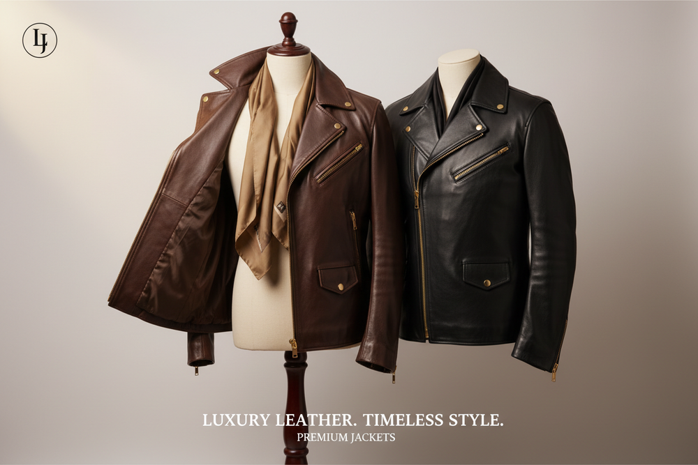 banner for jeather jackets