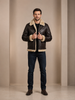 Men’s RAF B3 Real Leather Flying Aviator Sheepskin Bomber Jacket – Zenith Brown