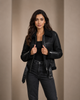 Women’s Sheepskin Aviator RAF Pilot Jacket – Nova Black